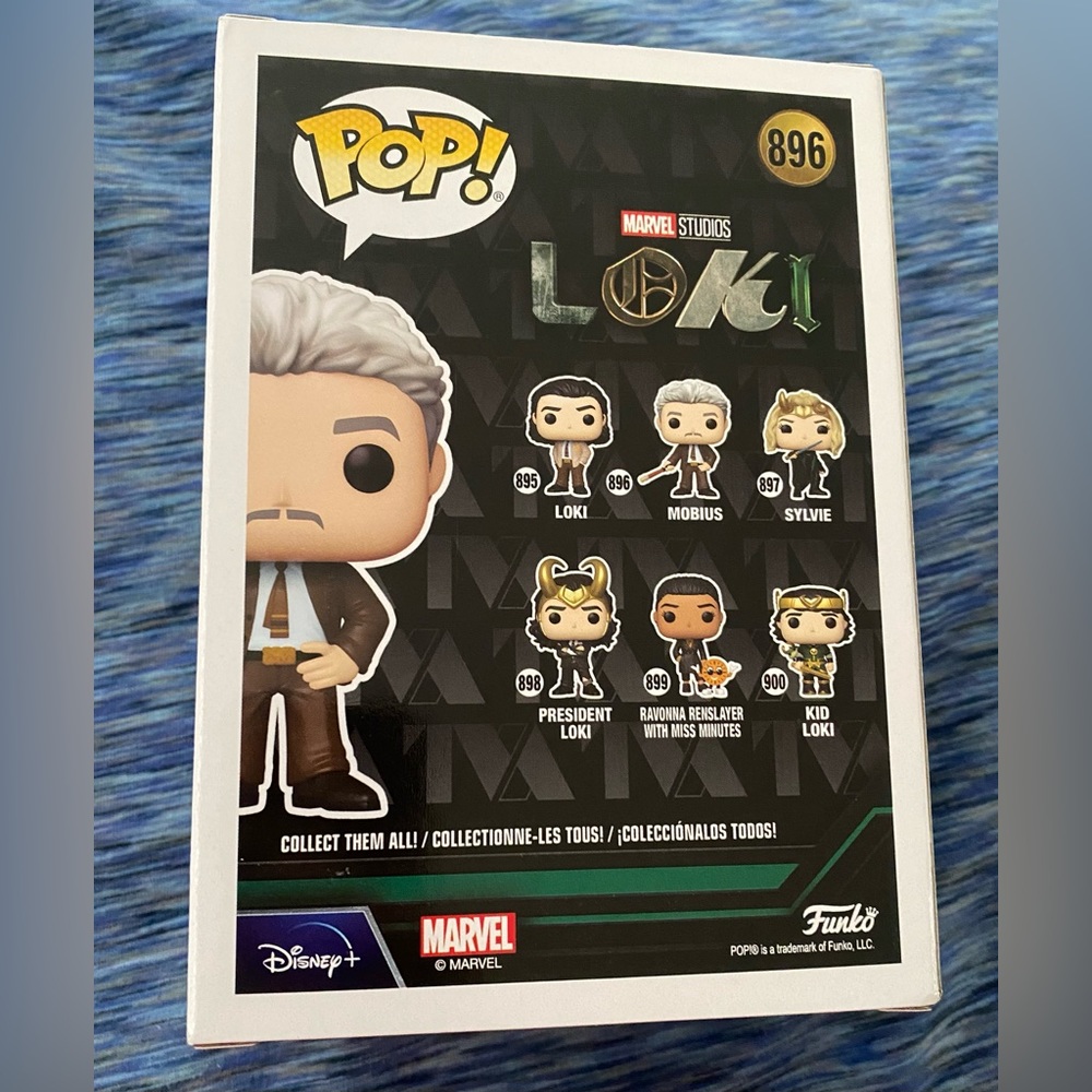 NIB Funko Pop! Marvel: Loki - Mobius Vinyl Bobblehead - Picture 4 of 4